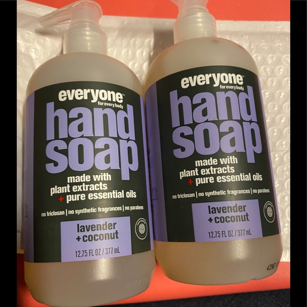 Everyone hand soap lavender and coconut lot of 2